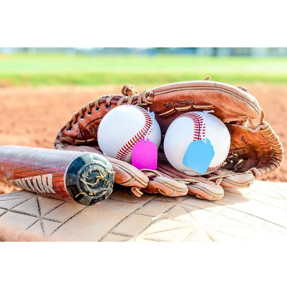 Two Gender Reveal Baseballs set
